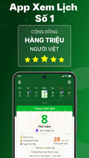 Lịch Âm - Lịch Vạn Niên 2026