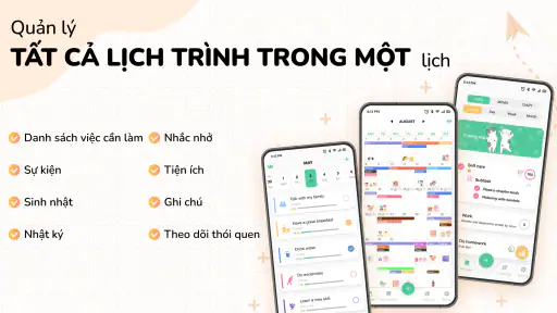 Lịch Lập Kế Hoạch Hàng Ngày