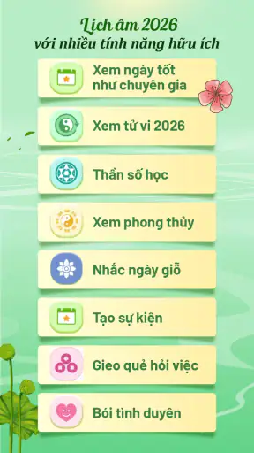 Lịch Vạn Niên 2026 - Lịch Việt