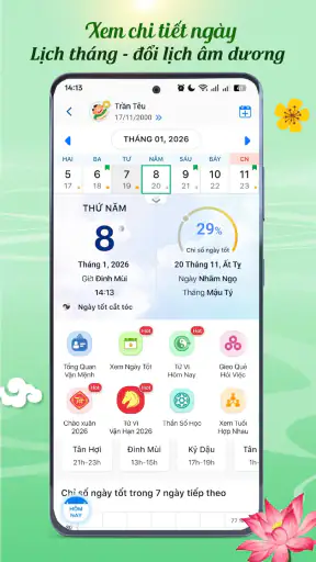 Lịch Vạn Niên 2026 - Lịch Việt