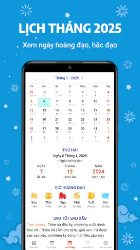 Lịch Vạn Niên - Lịch Âm 2025