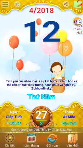 Lich Van Nien - Lịch VN 2026