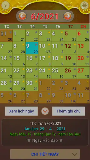Lich Van Nien - Lịch VN 2026