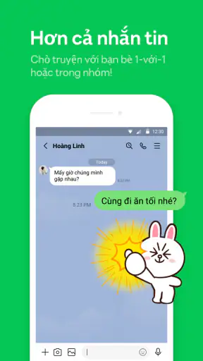 LINE: Gọi và nhắn tin