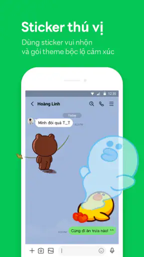LINE: Gọi và nhắn tin