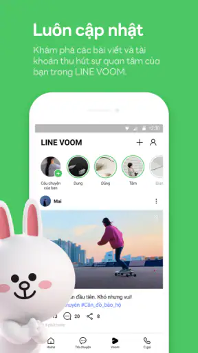 LINE: Gọi và nhắn tin