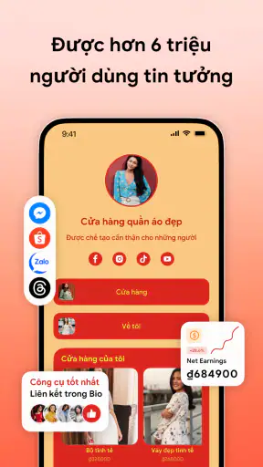 Linkbio - Link in bio tree App