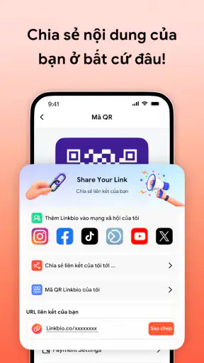Linkbio - Link in bio tree App