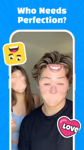 Lip Fall Challenge: Fun Filter