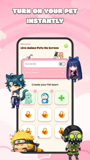 Live Anime Pets On Screen