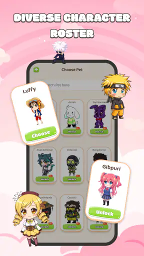 Live Anime Pets On Screen