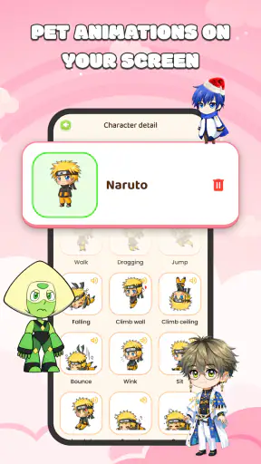 Live Anime Pets On Screen