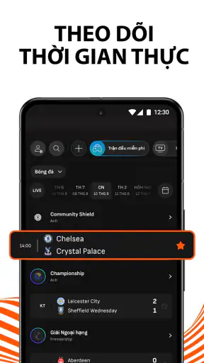 LiveScore: Tỷ số trực tiếp