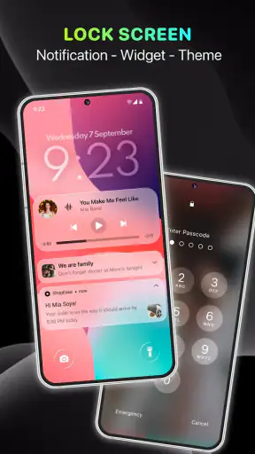 Lock Screen, Widgets - YoLock