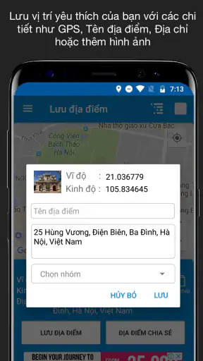 Lưu vị trí GPS - Chia sẻ live