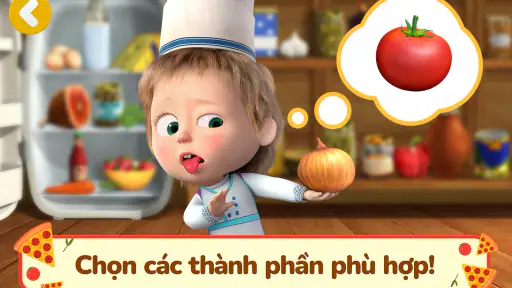 Masha và Gấu: Trò Chơi Pizza!