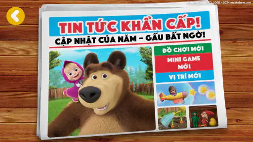 Masha và Gấu: Trò Chơi Trẻ Em!
