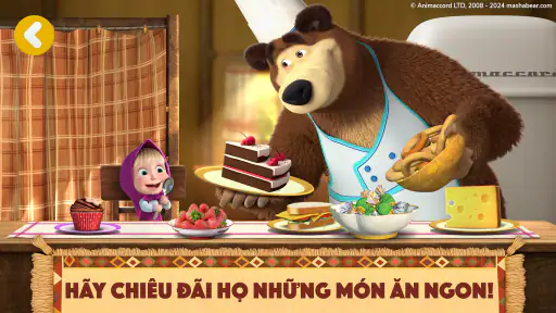 Masha và Gấu: Trò Chơi Trẻ Em!