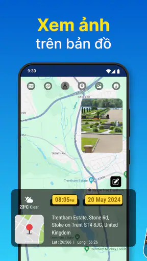 Máy ảnh GPS: Camera định vị