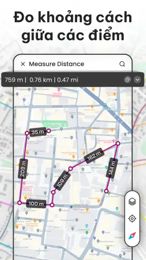 Máy tính diện tích đất GPS