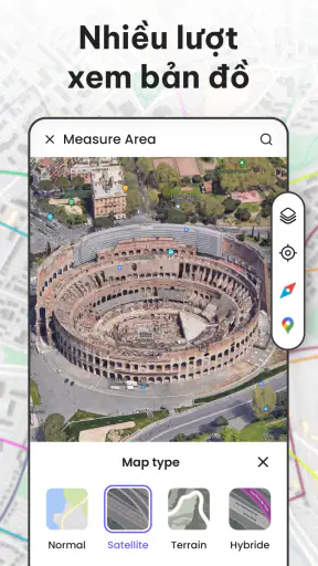 Máy tính diện tích đất GPS