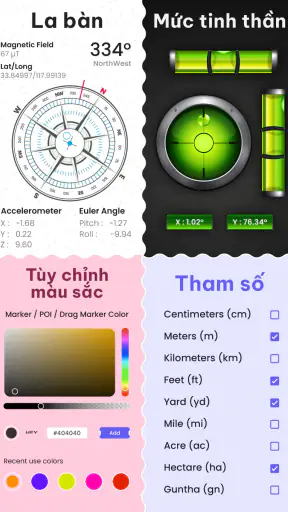 Máy tính diện tích đất GPS