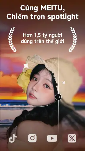 Meitu Chỉnh ảnh Flash và video