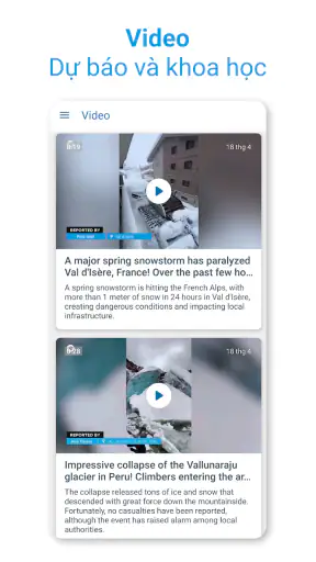 Meteored - Thời tiết 14ngày