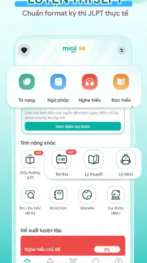 Migii JLPT: JLPT test N5-N1