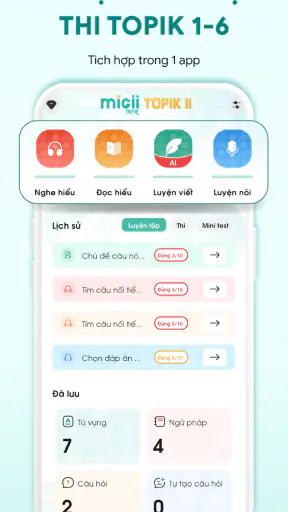 Migii TOPIK - Luyện thi TOPIK