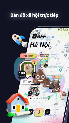 MixerBox BFF: Định vị theo dõi
