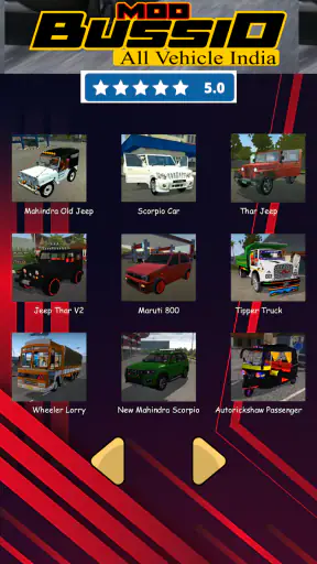 Mod Bussid All Vehicles India