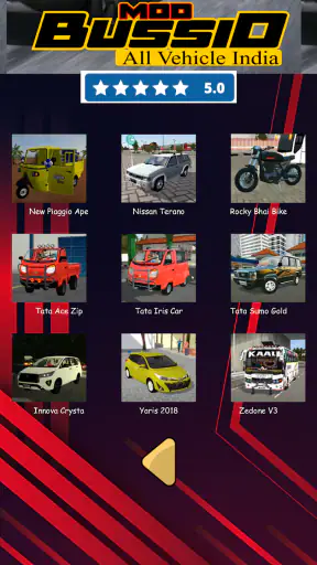 Mod Bussid All Vehicles India