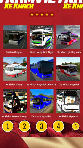 Mod Bussid Vietnam Xe khách