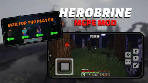 Mod Herobrine for Minecraft PE
