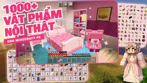 Mod Nội Thất Xinh MCPE