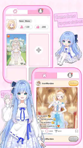 Momo Dress up game