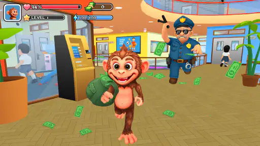 Monkey Student: School Prank