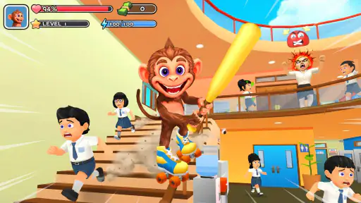 Monkey Student: School Prank