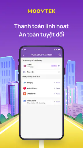 MOOVTEK: Đặt xe ô tô, xe máy