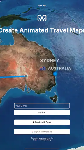 Mult.dev Travel Map Animations