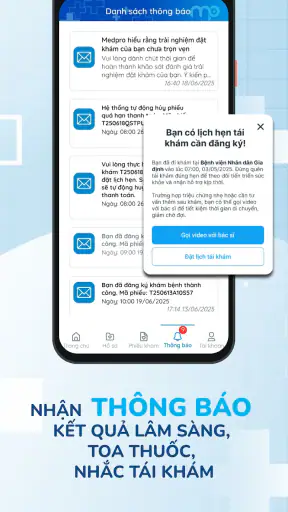 NDGĐ Đặt lịch khám chữa bệnh