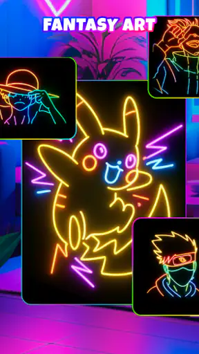 Neon Brush - Vẽ Phát Sáng