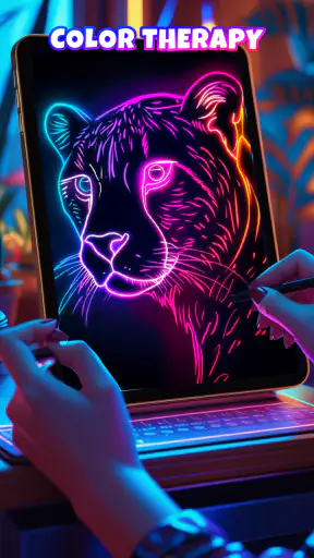 Neon Brush - Vẽ Phát Sáng