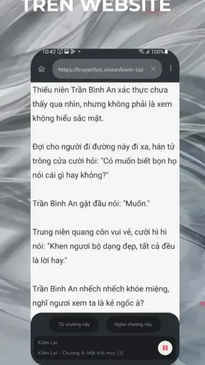 AI Audio truyện Novel Reader