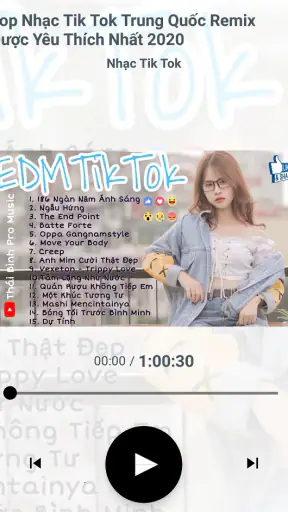 Nhạc tổng hợp trên tik tok