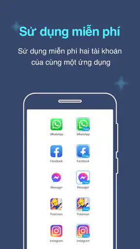 Nhiều tài khoản Không gian kép