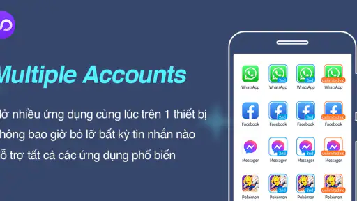 Nhiều tài khoản Không gian kép
