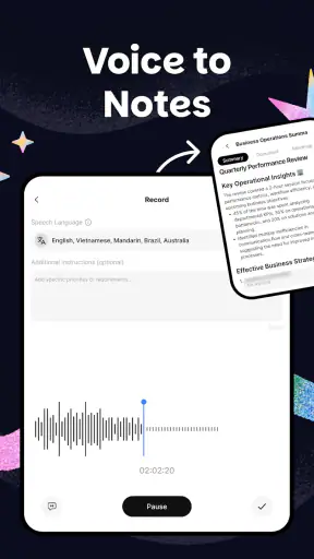 NoteX: Ghi chú & Họp AI