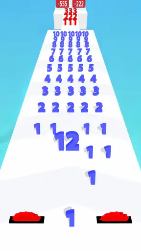 Numbers Run Merge Challenge